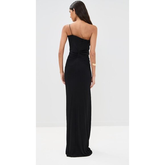 Christopher Esber Wave Coil Dress in Black 2 New Womens Maxi Gown - Picture 14 of 16